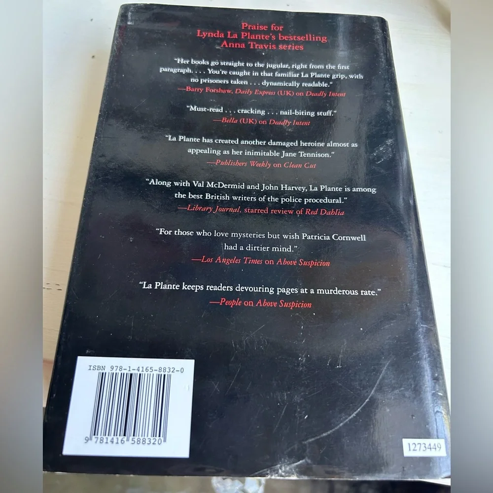 Hardcover book: Deadly Intent by Lynda La Plante - Picture 5 of 7